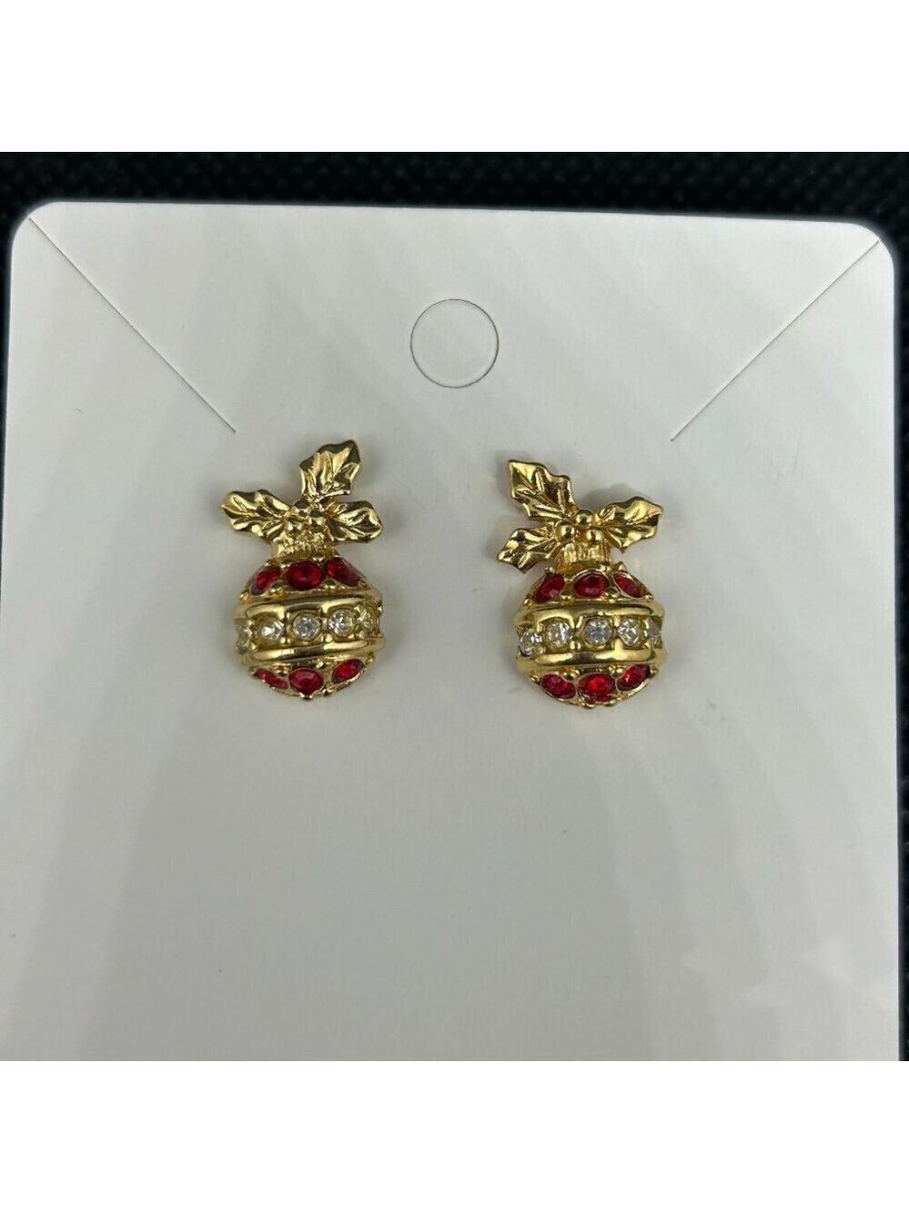Vintage Avon 1992 Sparkly ornament earrings